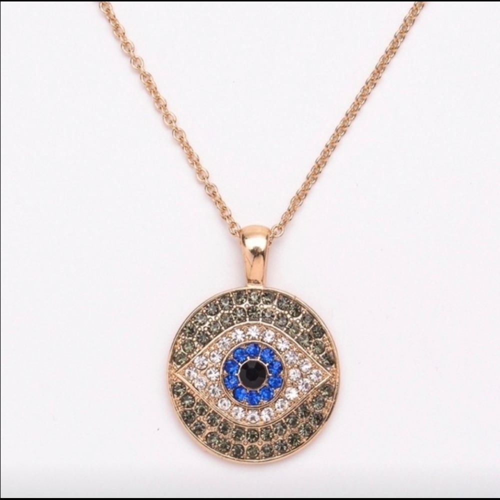 🌟✨NWT VINTAGE EVIL EYE NECKLACE!
